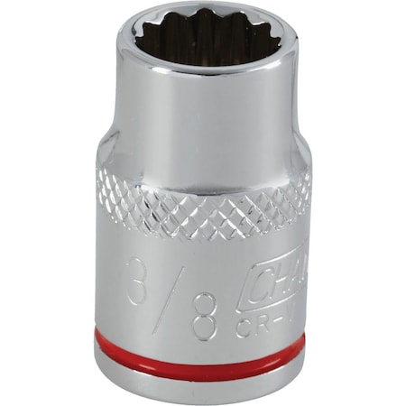 Channellock 3/8 In. Drive 3/8 In. 12-Point Shallow Standard Socket 305162